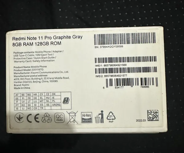REDMI NOTE 11 PRO