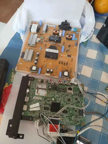 Placa de video e placa fonte