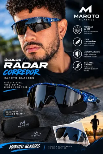 Óculos radar corredor