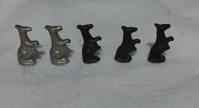 Cangurus de metal Vintage