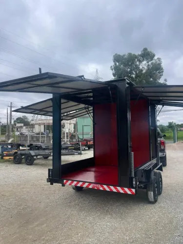 Reboque Baú 2 Eixos Premium para Drones