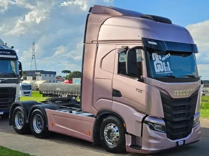 Iveco S- Way 480 6x2 Ano 2025 Automático Baixo Km Partida Start Stop Roda de alumínio