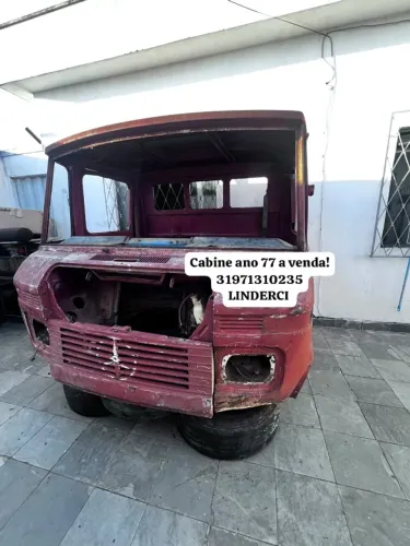Cabine Mercedes 608 a venda!Ano 77