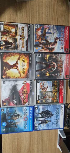 Coleção God of war PlayStation 2 ao 5