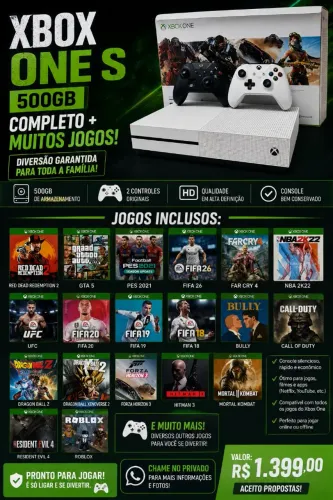 Xbox one s 1100