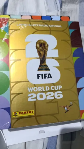 Álbum dourado capa dura original Panini