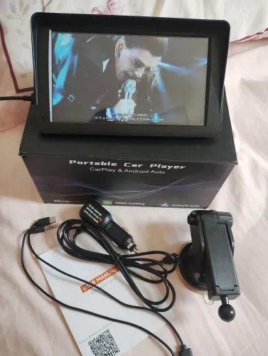 Central multimídia com car play e Android auto 