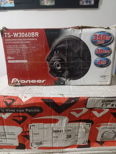 1 alto falante Pioneer e 2 Alto falante tr6dz 120w
