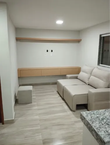 Alugo apartamento mobiliado com garagem privativa