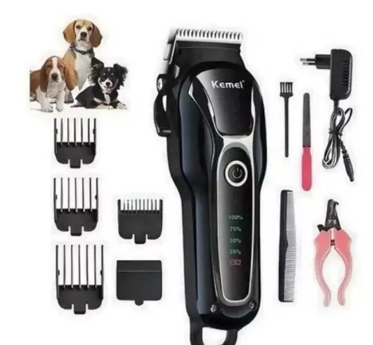 Máquina tosar pet, alicate de unha para cachorros 