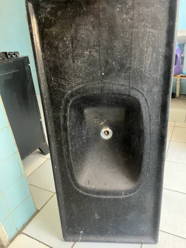 TANQUE DE LAVANDERIA EM FIBRA ? PRETO