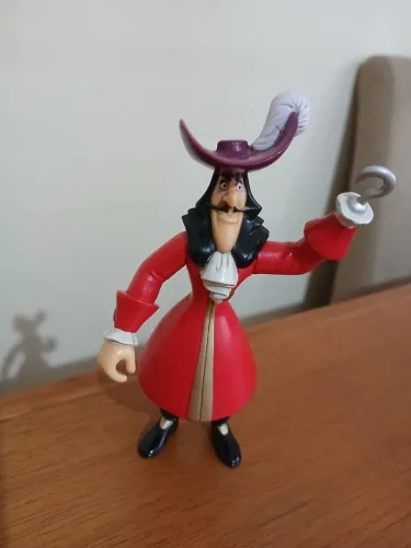 Miniatura Boneco Homem Gancho Peter Pan