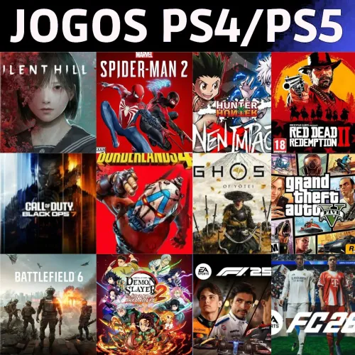 Vendo jogos ps4 e ps5