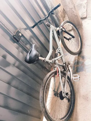Bicicleta full suspension roda aero 26 quadro em alumínio 