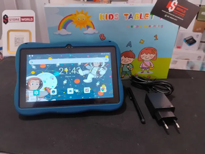 Tablet infantil com jogos