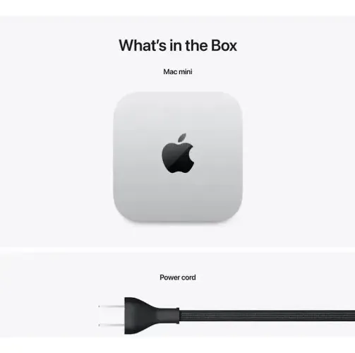 MAC MINI 2024 M4 256GB SILVER NOVO LACRADO 1 ANO DE GARANTIA 