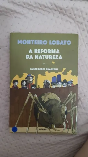 Livro infantojuvenil "A reforma da natureza" de Monteiro Lobato