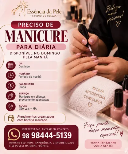 Vaga de emprego Diária 