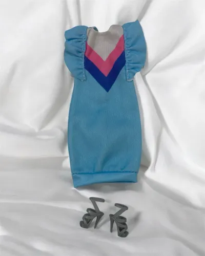 Vestido Barbie + Sandália