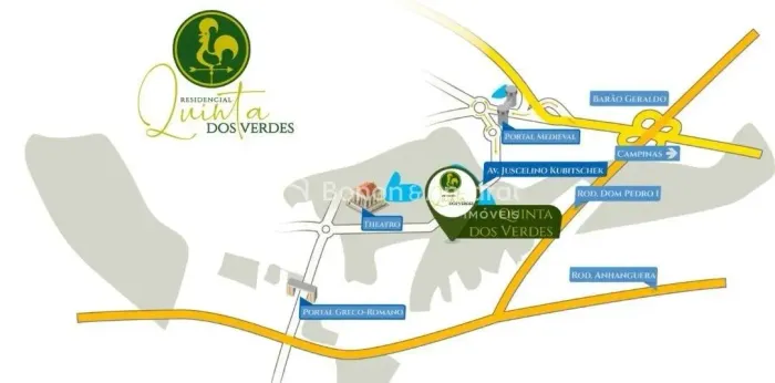 Terreno no condomínio Quinta dos Verdes em Paulínia