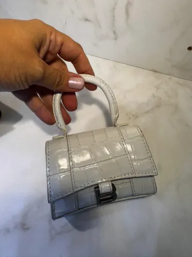 Bolsa Balanciaga mini crocodilo