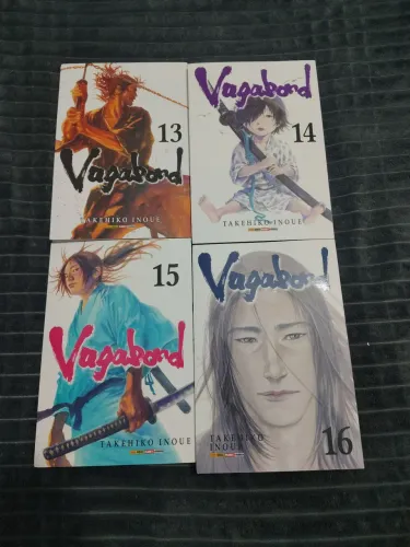 Mangás Vagabond Vol. 13 ao 16 -Panini