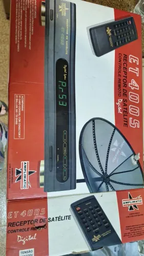 Receptor de Satélite Amplimatic ET 4005 - Novo na Caixa (Colecionador/Retrô)