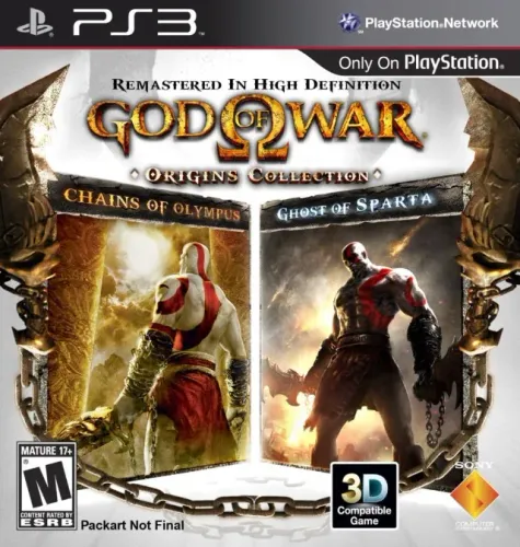 God of War Origins Collection, mais Dois Jogos de brinde original usado e em otimo estado