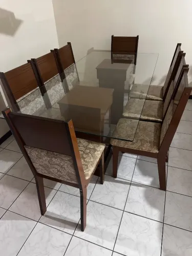 Mesa de jantar 8 lugares 