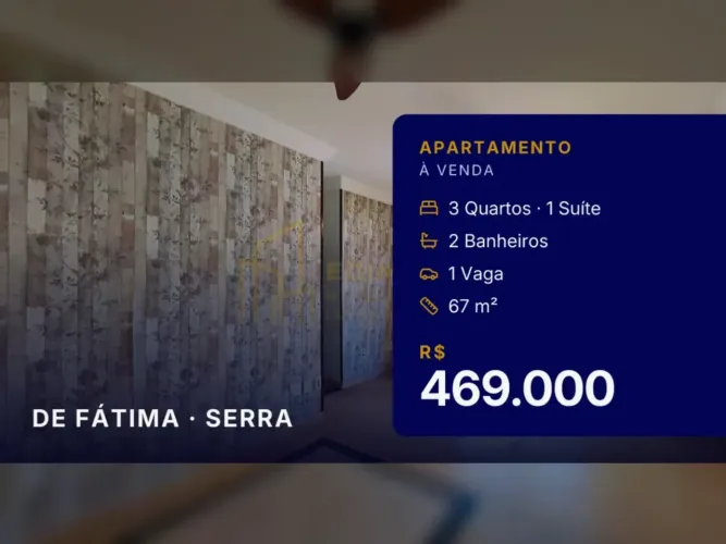 Conforto e Segurança: Apartamento com Suíte no Bairro de Fátima Agende Sua Visita!