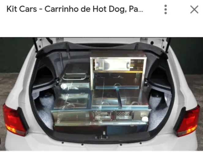Kit de cachorro quente para carro 