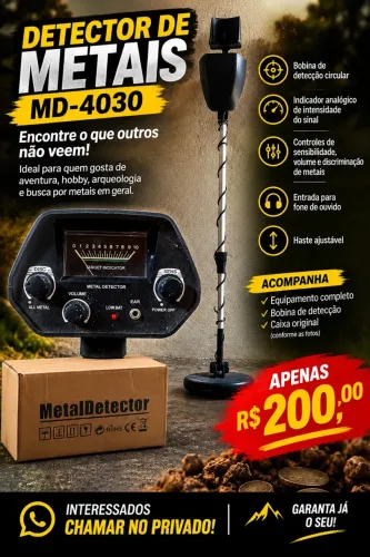 Detector de Metais MD 4030