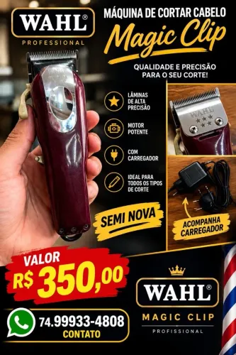 Máquina de cortar cabelo profissional