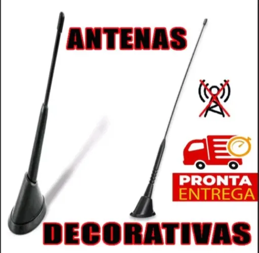 Antena decorativa teto automotivo