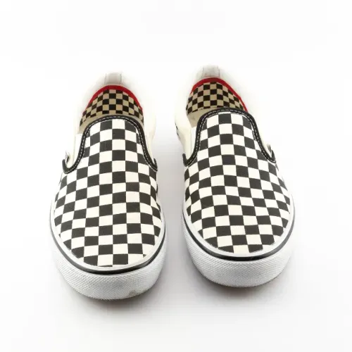 Tênis Vans Skate Slip On Checkerboard Black Off White 42