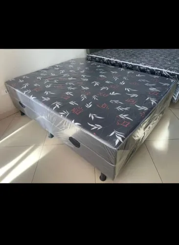 Cama box de casal conjugada (+Espuma)