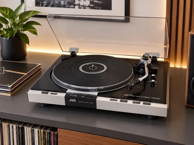 Toca discos JVC JL-F50 Direct Drive Automático