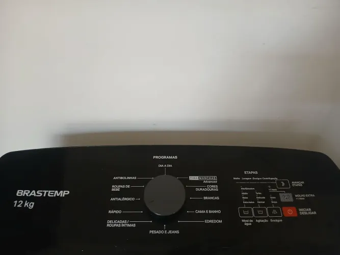 Máquina de lavar Brastemp 12kg semi nova, sem defeitos