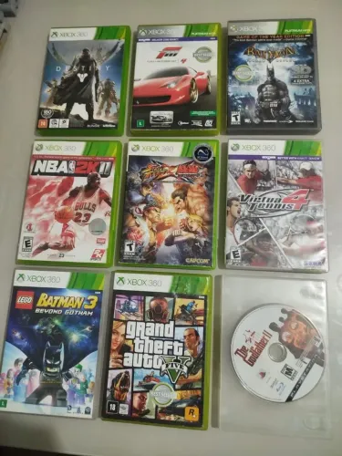 9 jogos Xbox 360 valor do LOTE