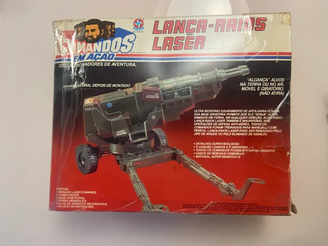 Lança Raio Laser Comandos em Ação com Caixa Original
