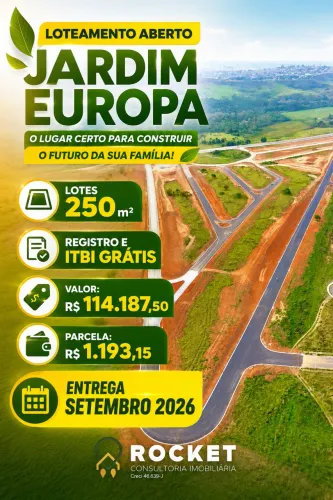 Loteamento Aberto Jardim Europa