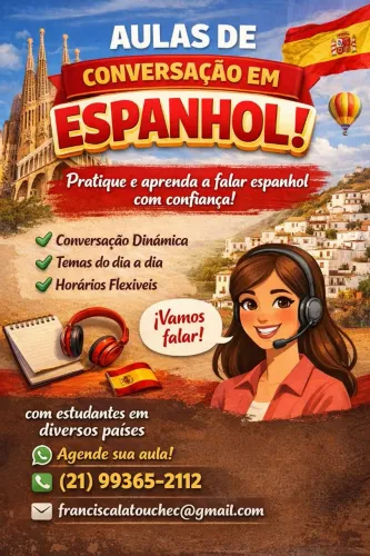 Aula 100% Conversação em Espanhol