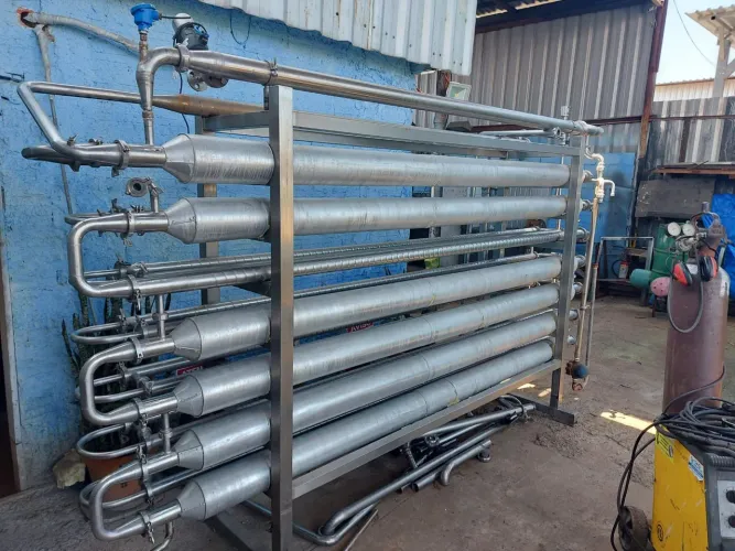 Pasteurizador Tubular Para suco 