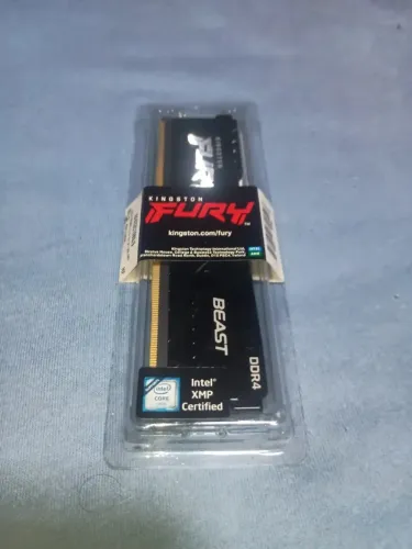 Módulo de Memória Kingston Fury Beast 8GB DDR4 3200MHz Pronta entrega