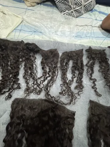 Cabelo humano cacheado 350 gramas 1999