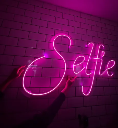 Neon letreiro