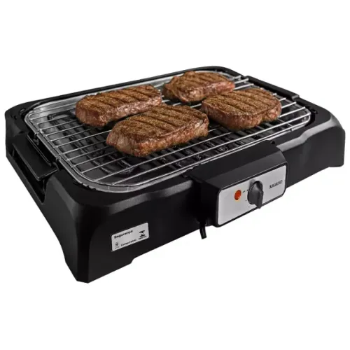 Churrasqueira Elétrica 1800W 8 Níveis Portátil de Mesa 220v - E035710