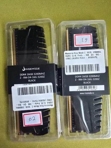 Kit Memória Ram 32GB (2x16GB) Rise Mode 3200MHz DDR4