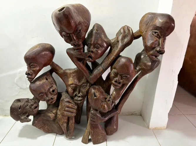 Belíssima obra de arte raridade africana !