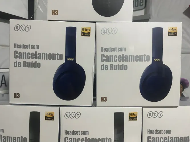 Fone QCY H3 com cancelamento de ruído lacrado